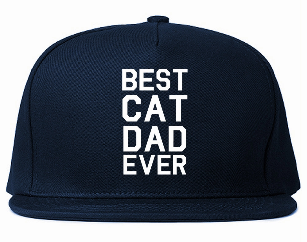 Best Cat Dad Ever Mens Snapback Hat