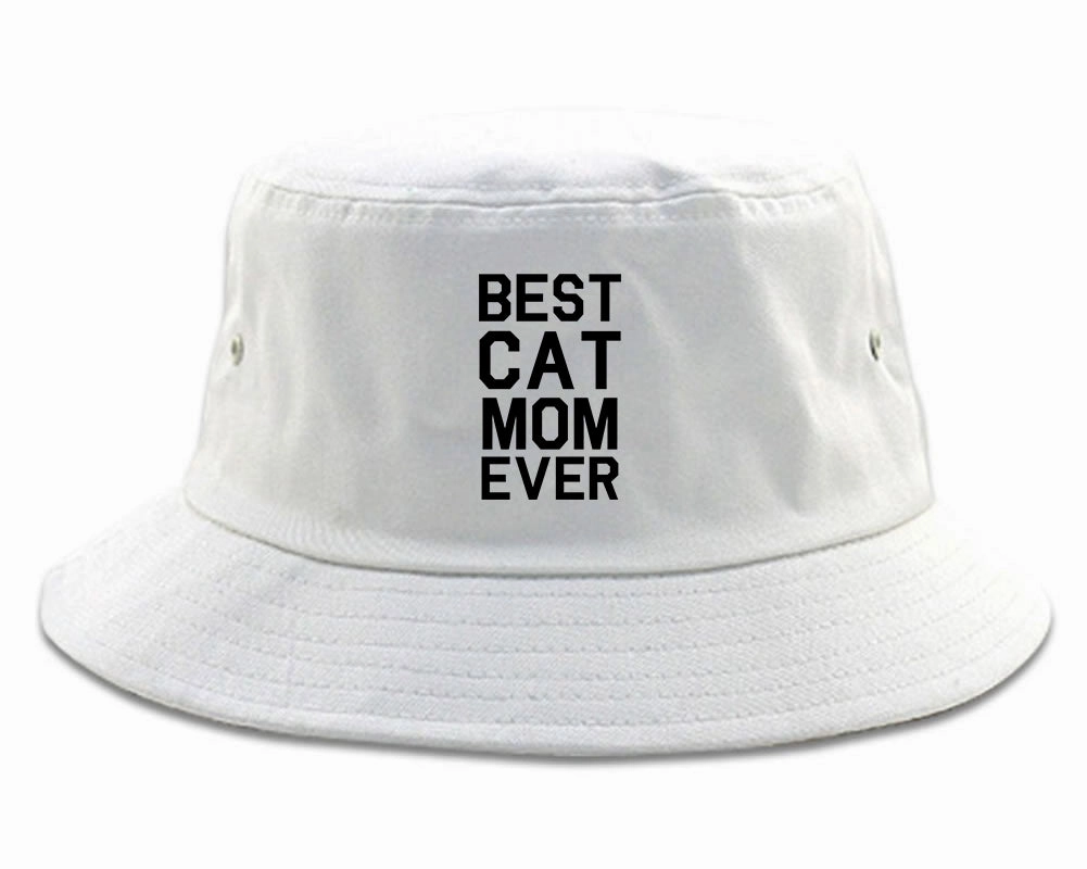 Best Cat Mom Ever Mens Bucket Hat