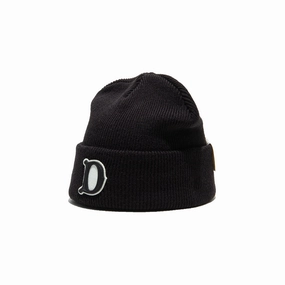 BIG WATCH - Black winter-knitted-hat