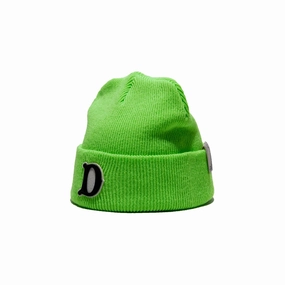 BIG WATCH - Green winter-knitted-hat
