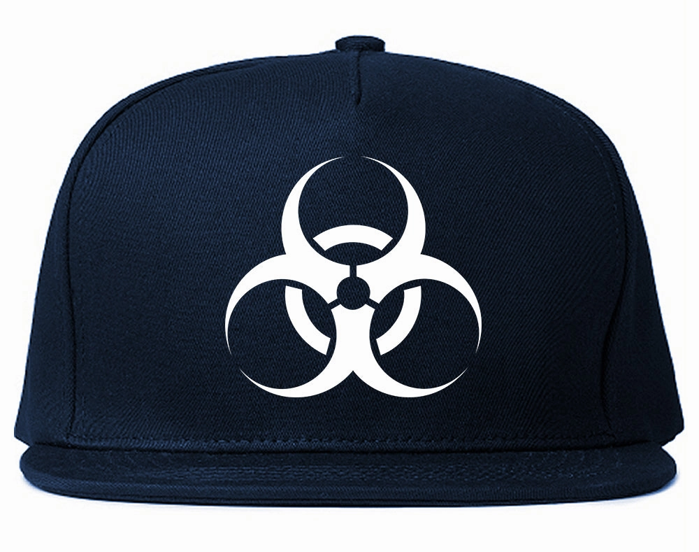 Biohazard Symbol Mens Snapback Hat