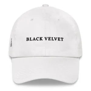 Black Velvet cap white casual-baseball-cap