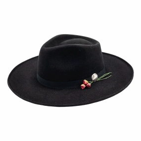 Black Roses winter-woolen-hat