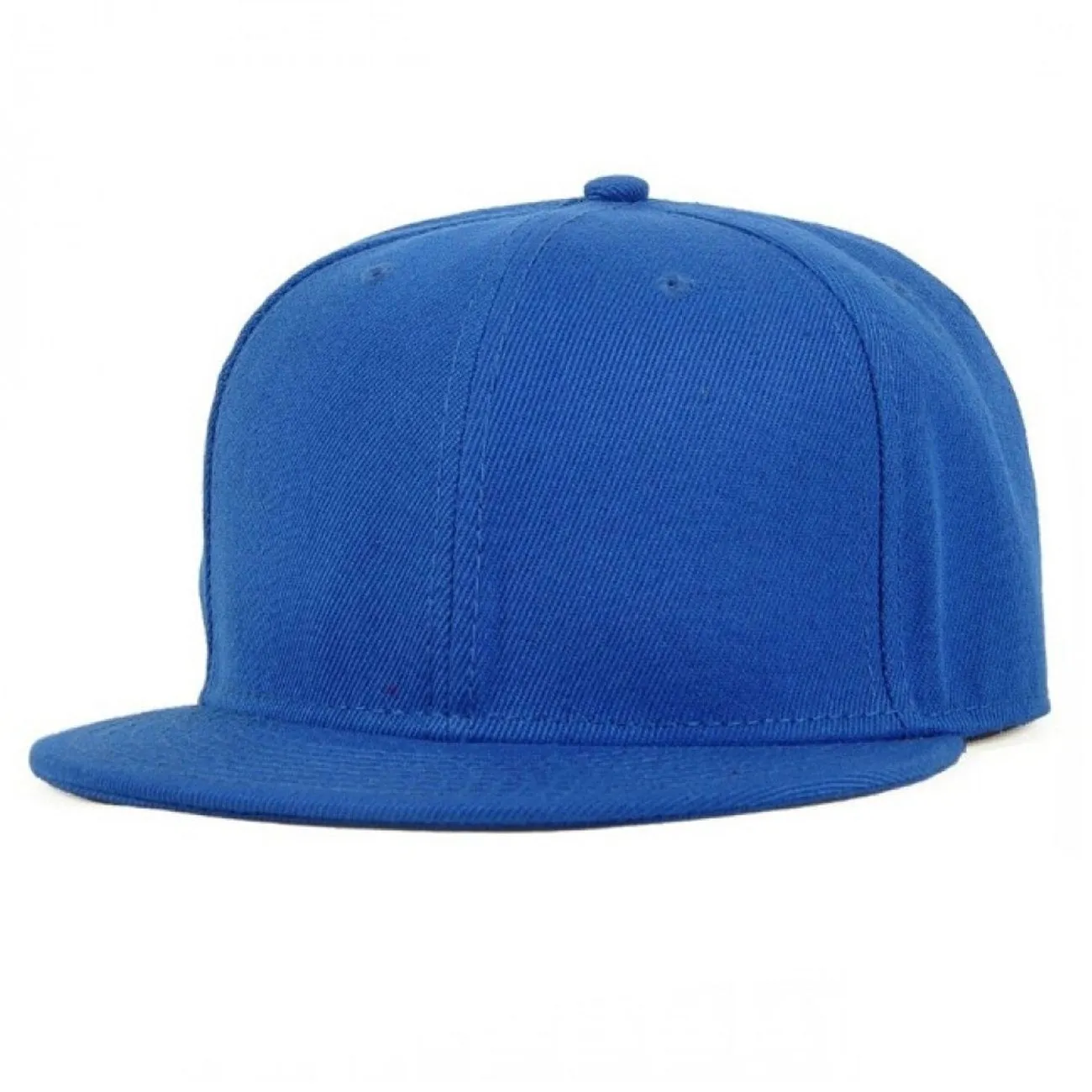 Blank Plain Snapback Flat Bill - Various Solid Colors
