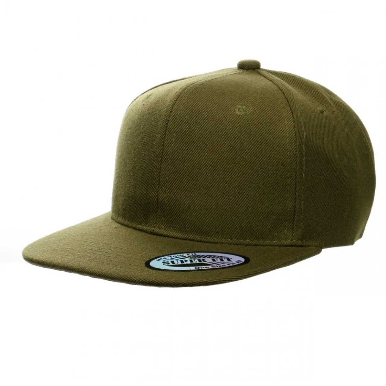 Blank Plain Snapback Flat Bill - Various Solid Colors