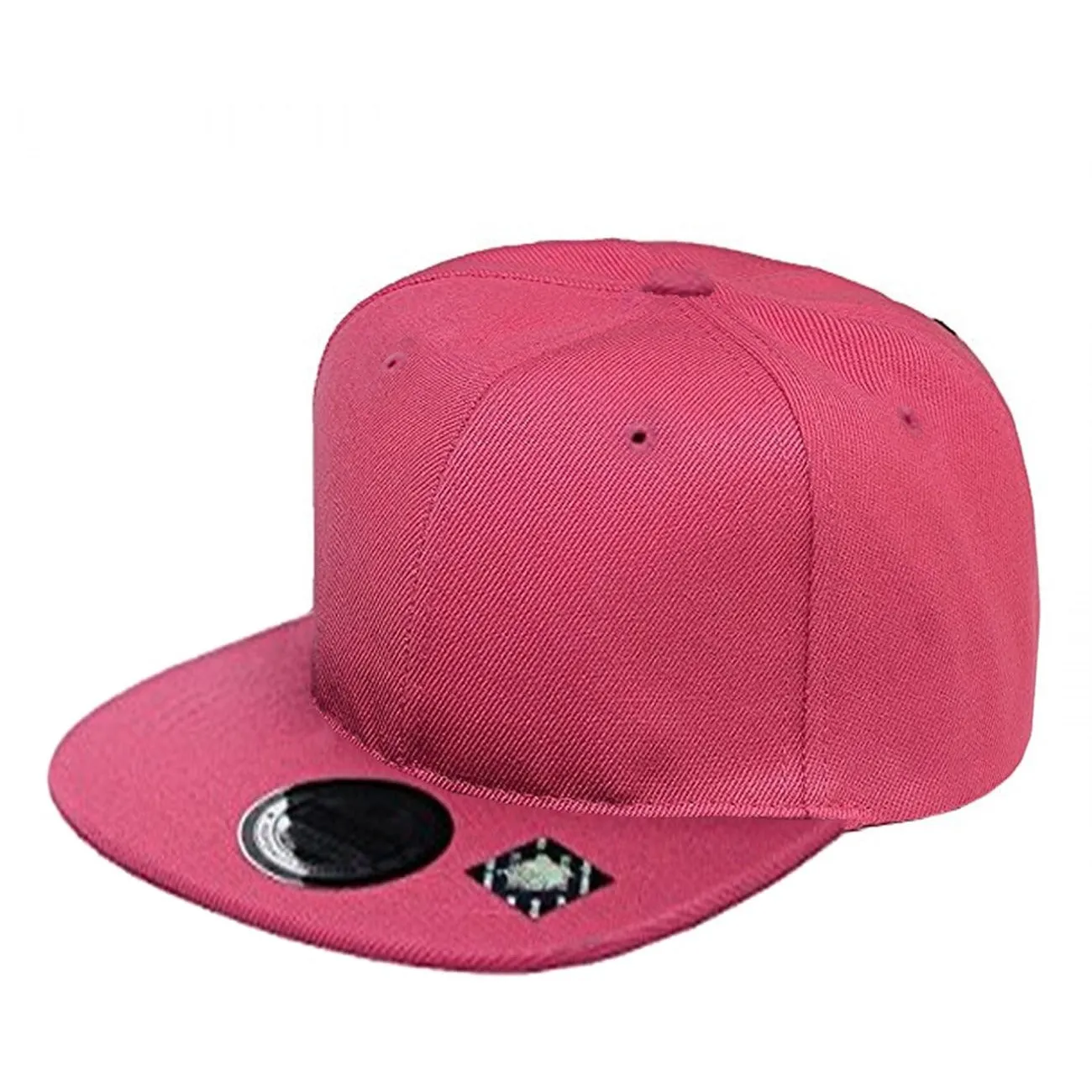 Blank Plain Snapback Flat Bill - Various Solid Colors