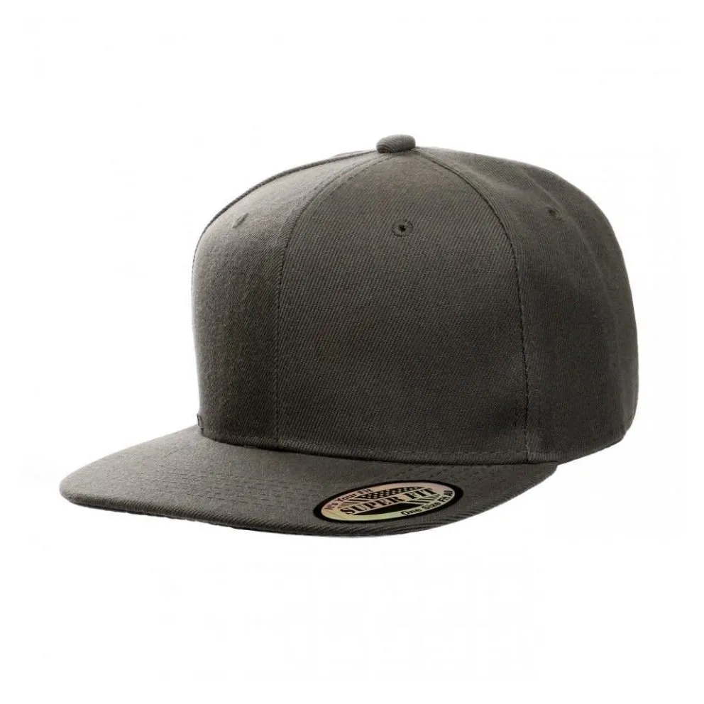 Blank Plain Snapback Flat Bill - Various Solid Colors