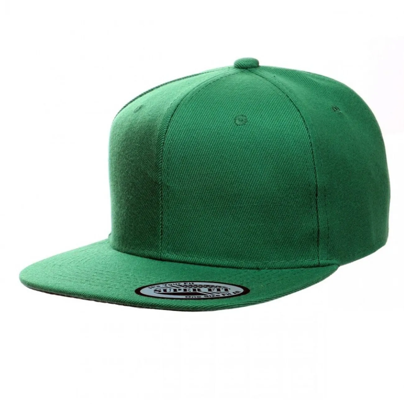 Blank Plain Snapback Flat Bill - Various Solid Colors