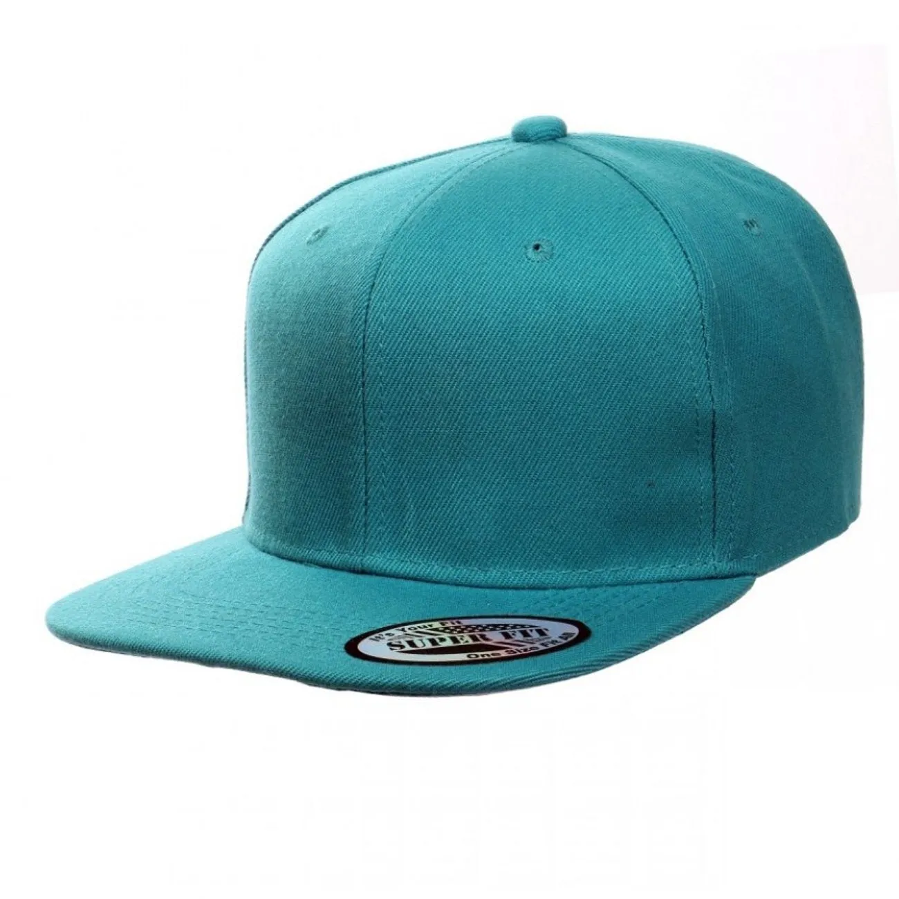 Blank Plain Snapback Flat Bill - Various Solid Colors