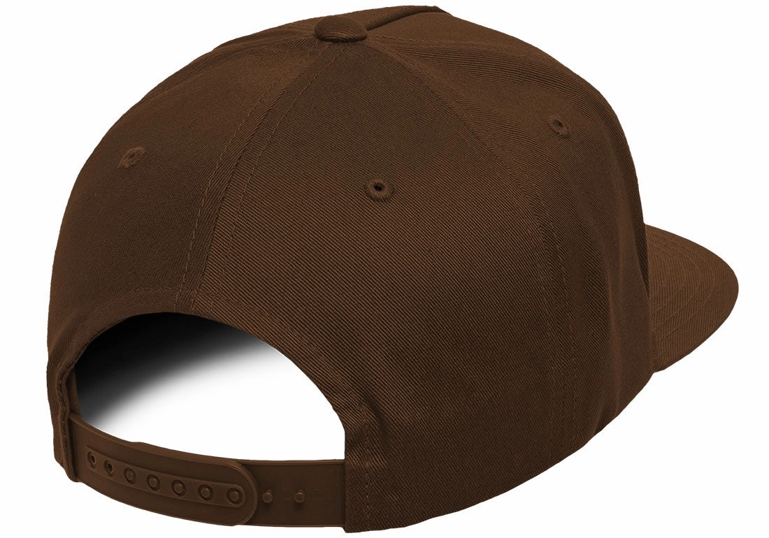Blank Earth Tone Men's 5 Panel Snapback Hats
