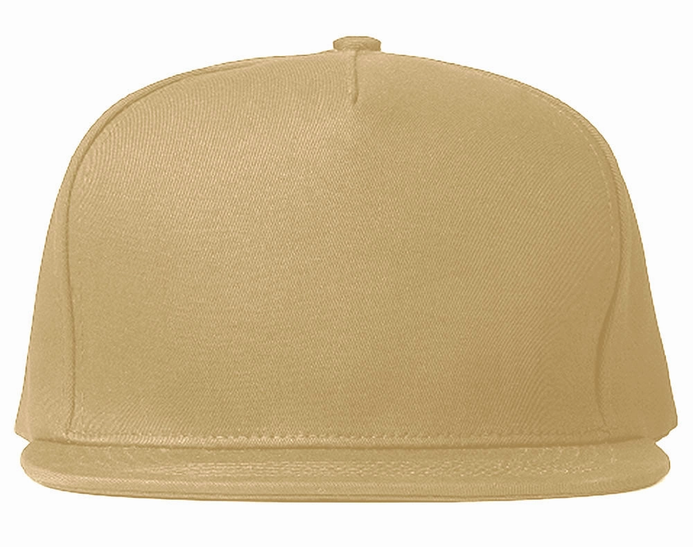 Blank Earth Tone Men's 5 Panel Snapback Hats