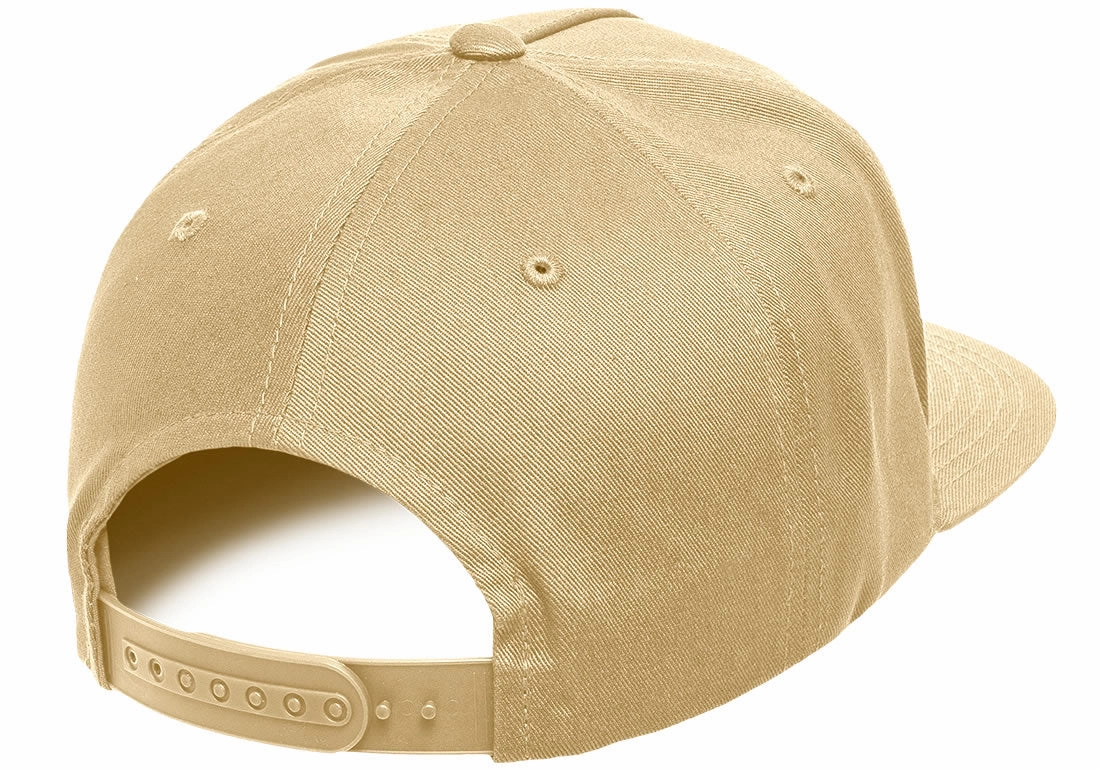 Blank Earth Tone Men's 5 Panel Snapback Hats