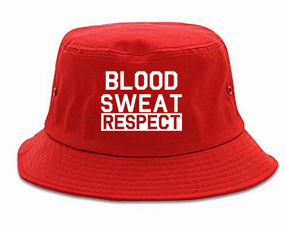 Blood Sweat Respect Gym Workout Mens Bucket Hat