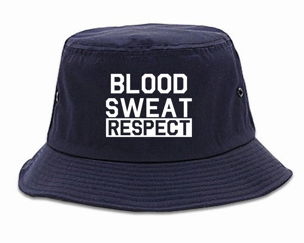 Blood Sweat Respect Gym Workout Mens Bucket Hat