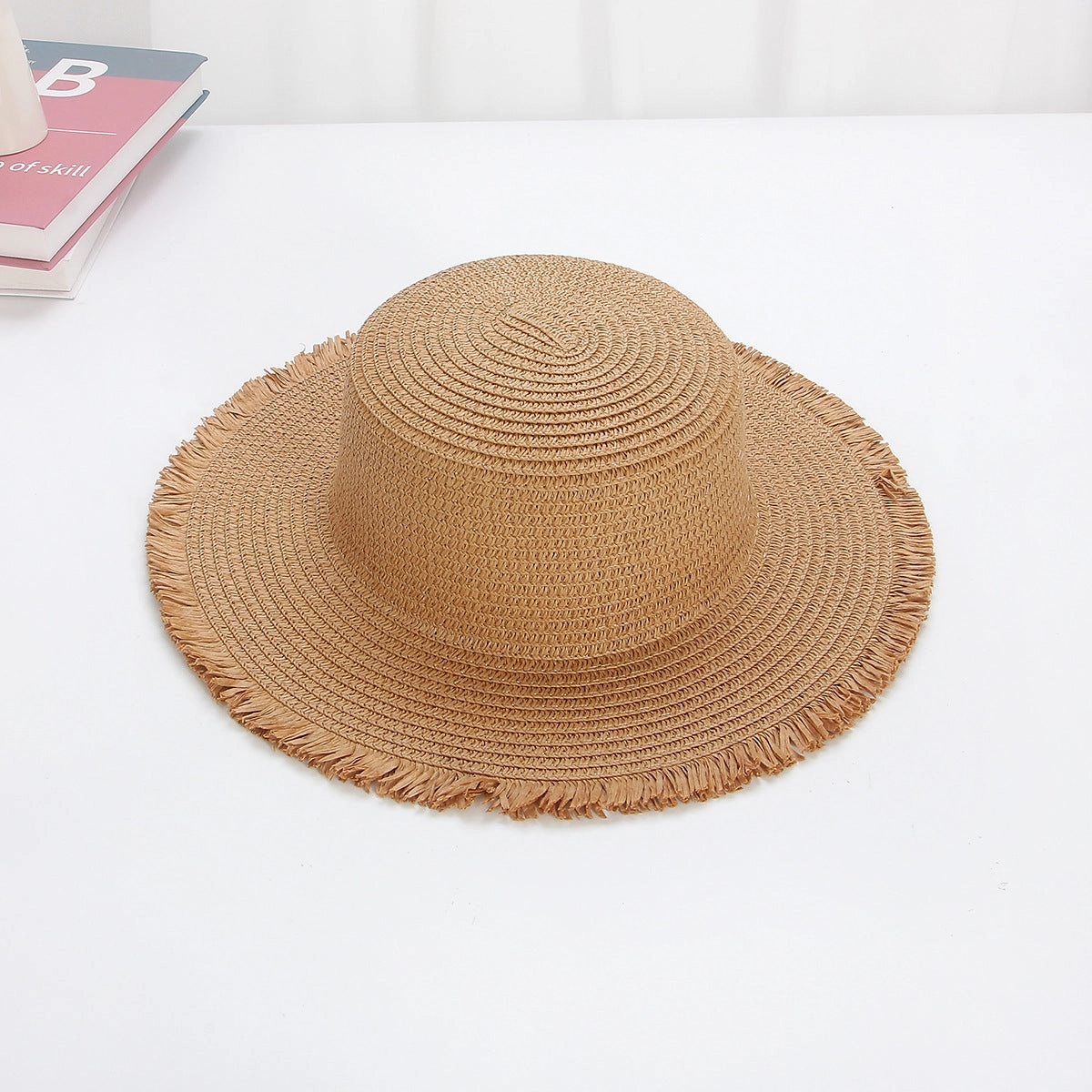Bohemian Flat Straw Hat