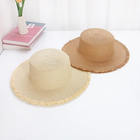 Bohemian Flat Straw Hat spring-straw-hat