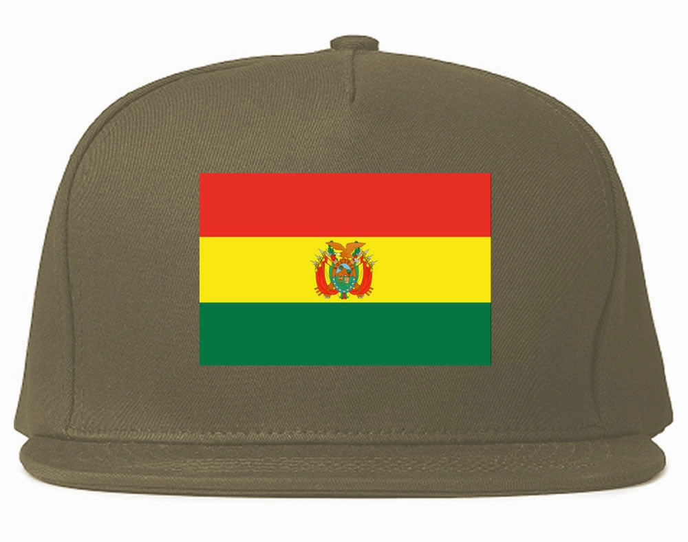 Bolivia Flag Country Printed Snapback Hat Cap