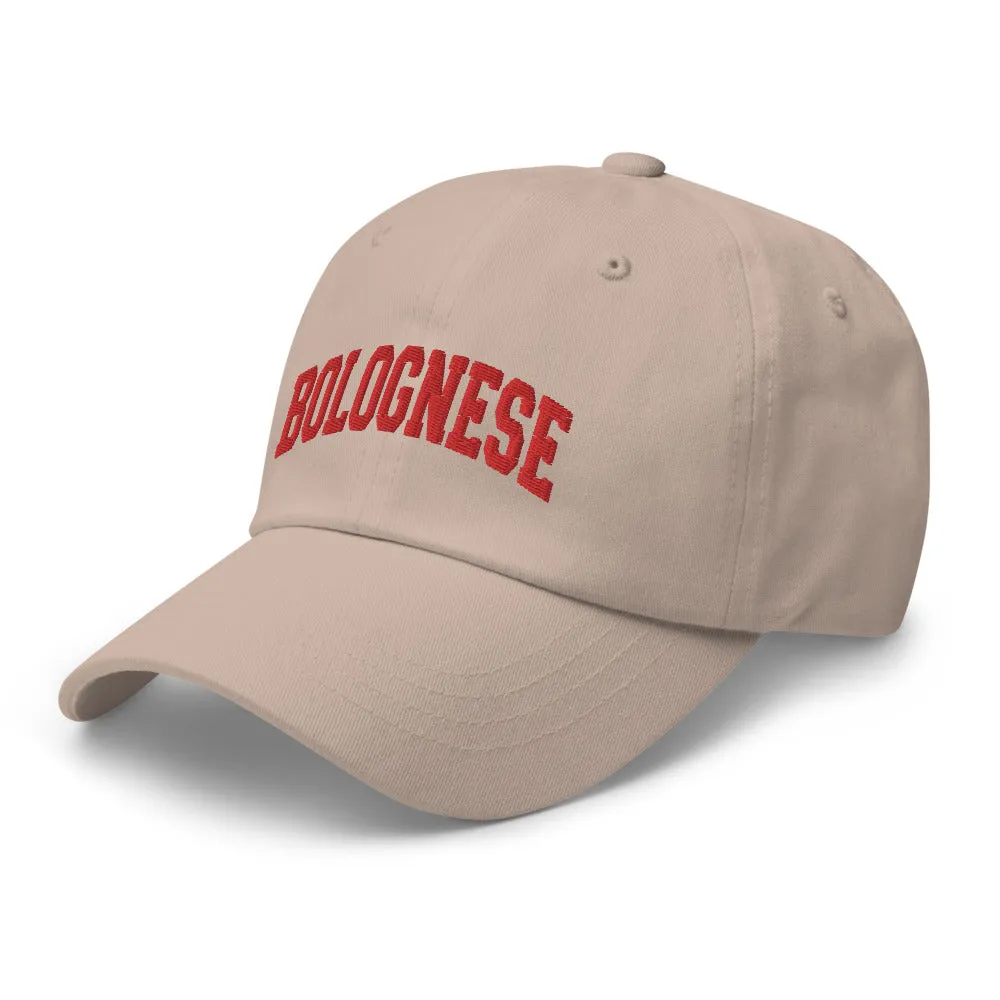 Bolognese Cap Sports Logo   Colours