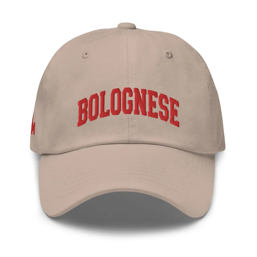 Bolognese Cap Sports Logo   Colours