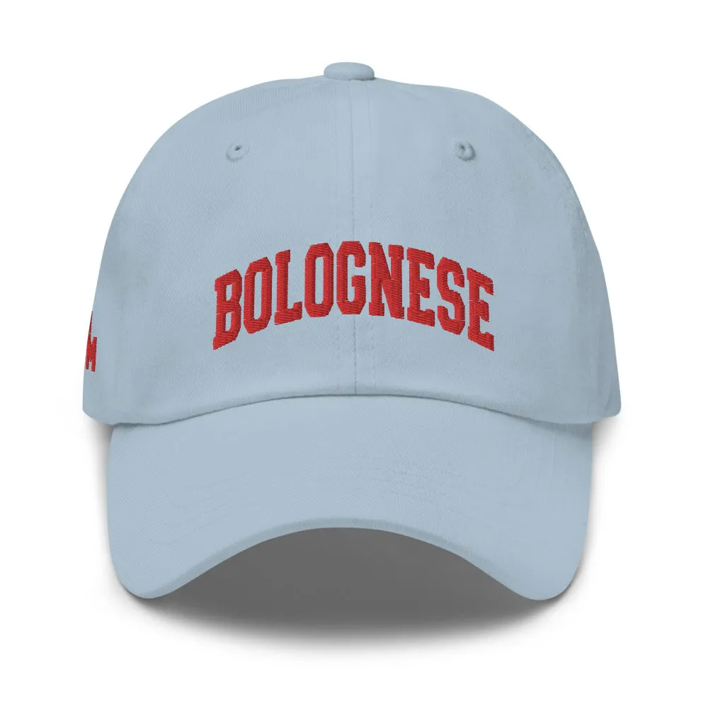 Bolognese Cap Sports Logo   Colours