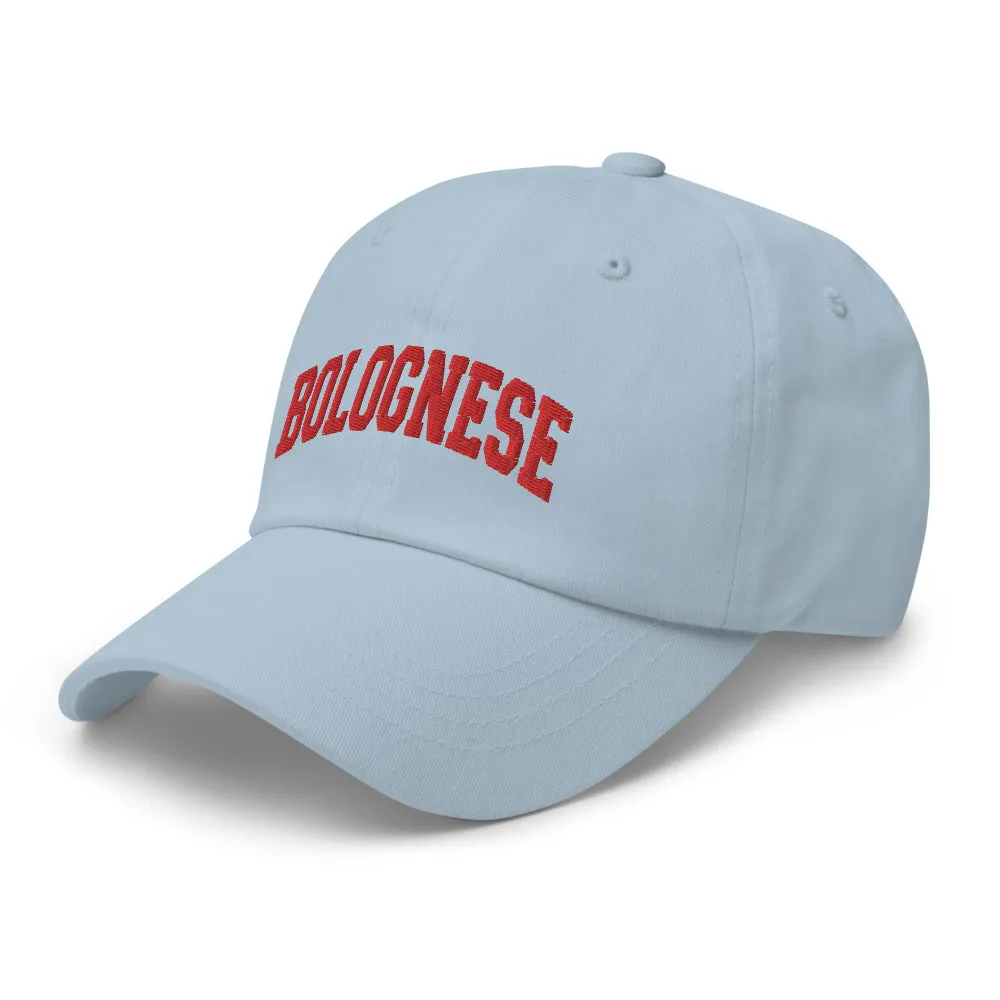 Bolognese Cap Sports Logo   Colours