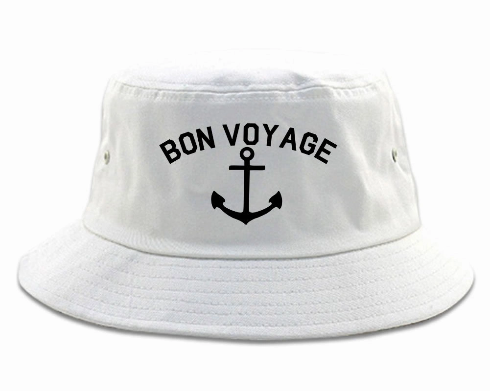 Bon Voyage Anchor Boat Mens Bucket Hat