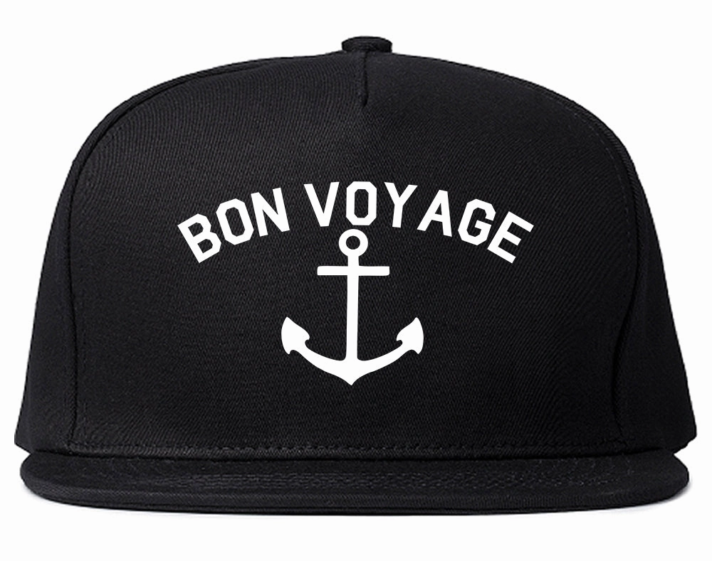 Bon Voyage Anchor Boat Mens Snapback Hat