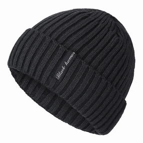 Bonnet C?tel - Black Human winter-knitted-hat