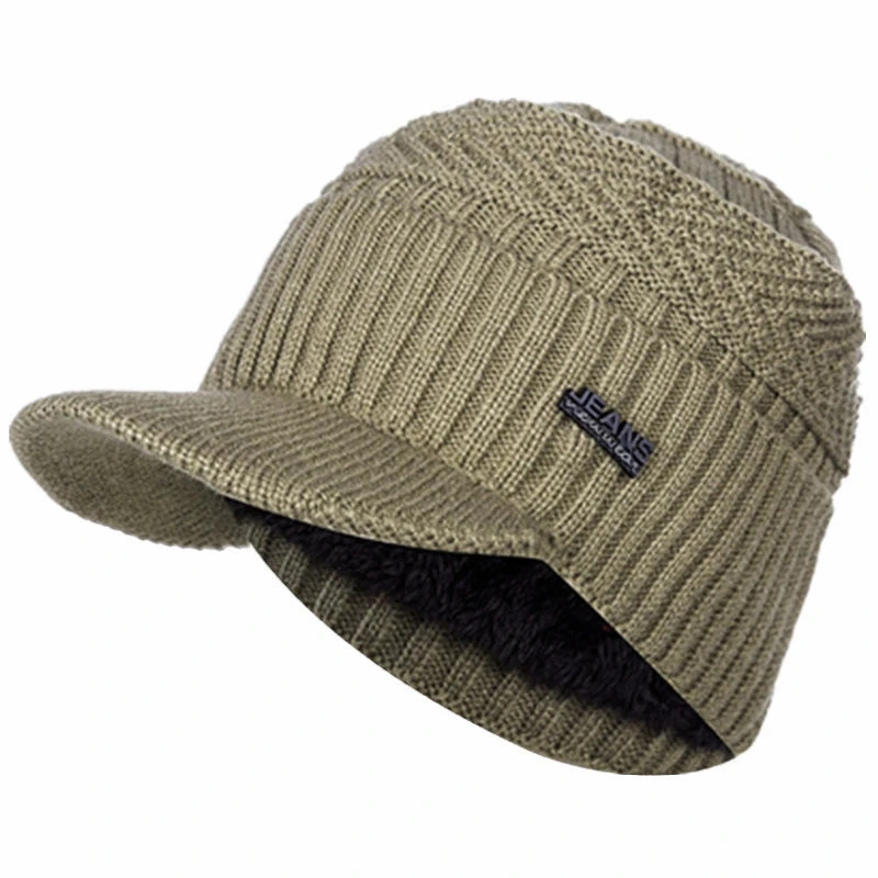 Bonnet Casquette Tricot Polaire - KnitShield