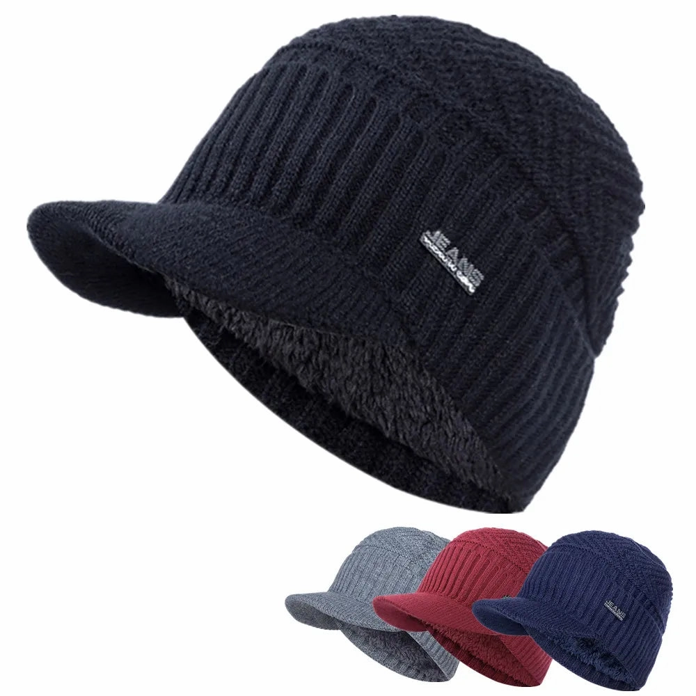 Bonnet Casquette Tricot Polaire - KnitShield
