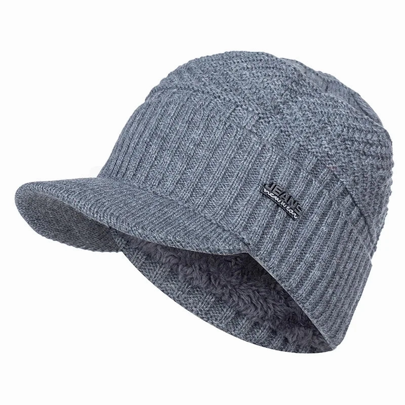 Bonnet Casquette Tricot Polaire - KnitShield