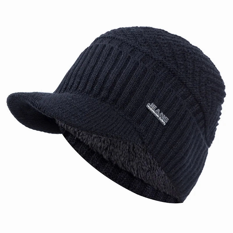 Bonnet Casquette Tricot Polaire - KnitShield