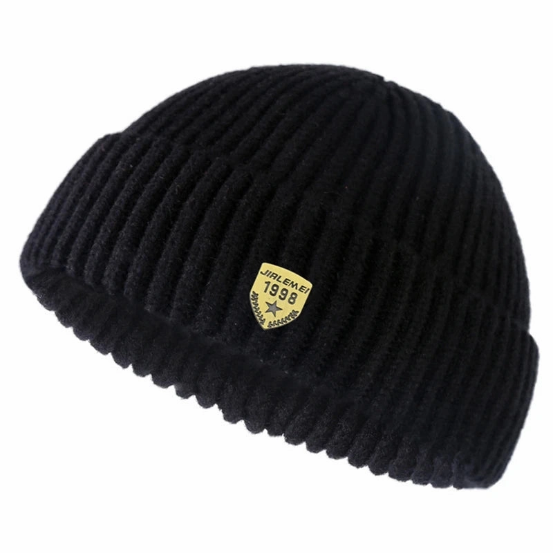 Bonnet Docker Emblme winter-knitted-hat