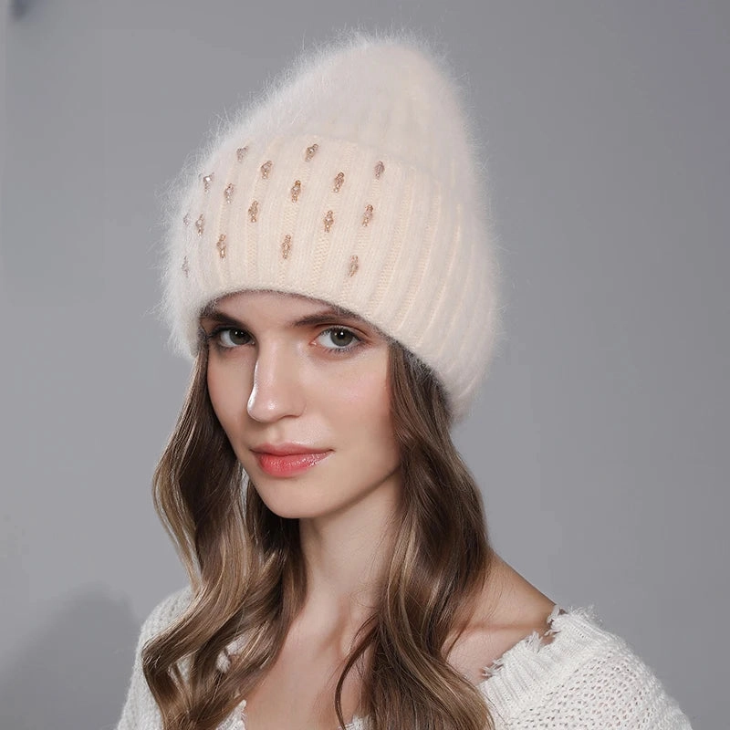 Bonnet Femme Douceur Perle - Lunaria