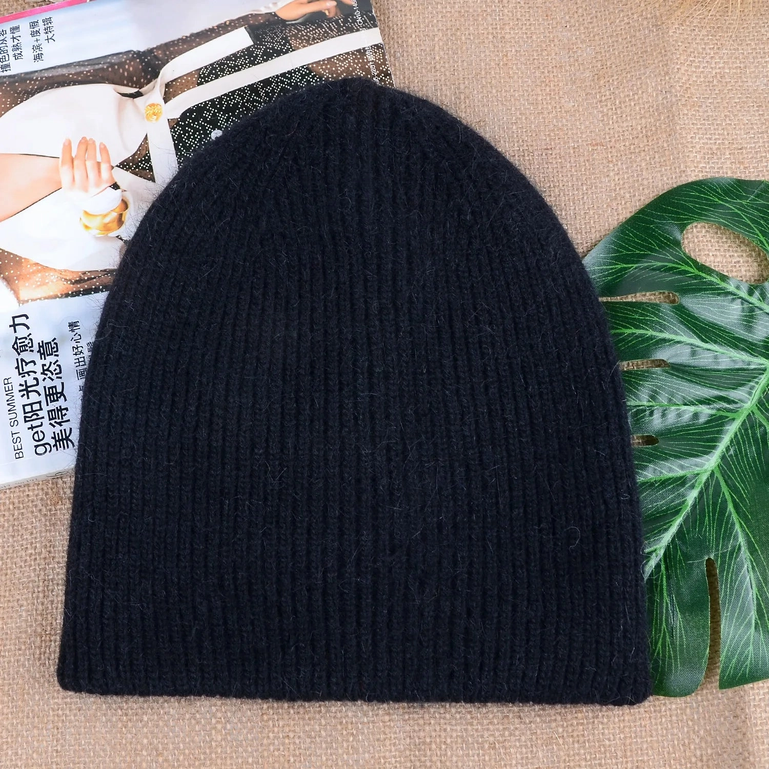 Bonnet Femme en Cachemire - Doux