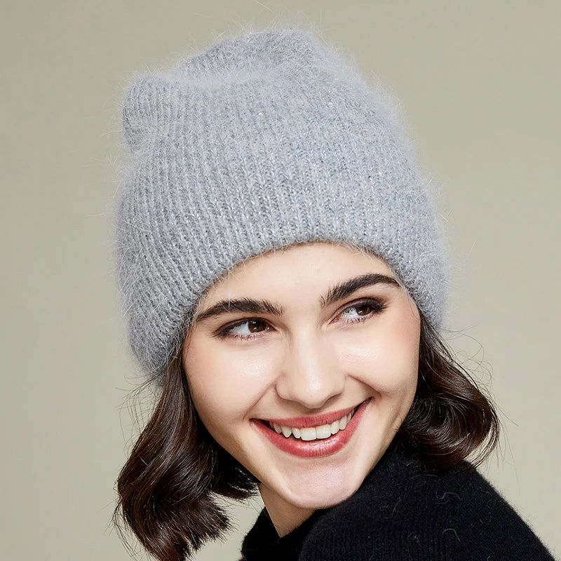 Bonnet Femme en Cachemire - Doux