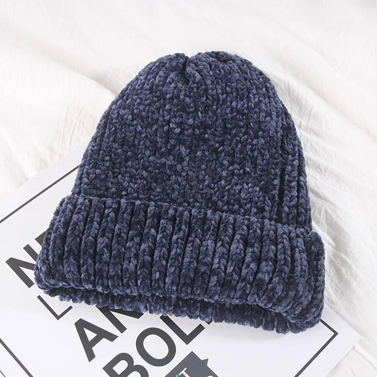 Bonnet Femme en velours c?tel doux - VelvyWarm