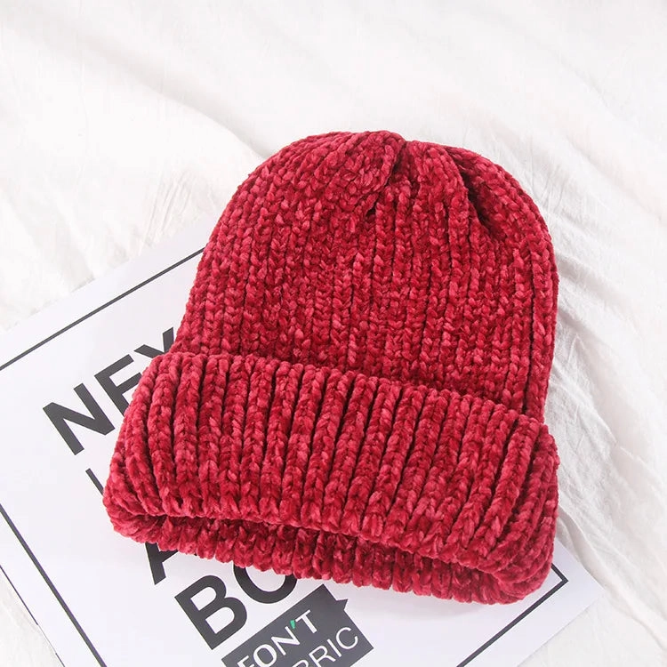 Bonnet Femme en velours c?tel doux - VelvyWarm