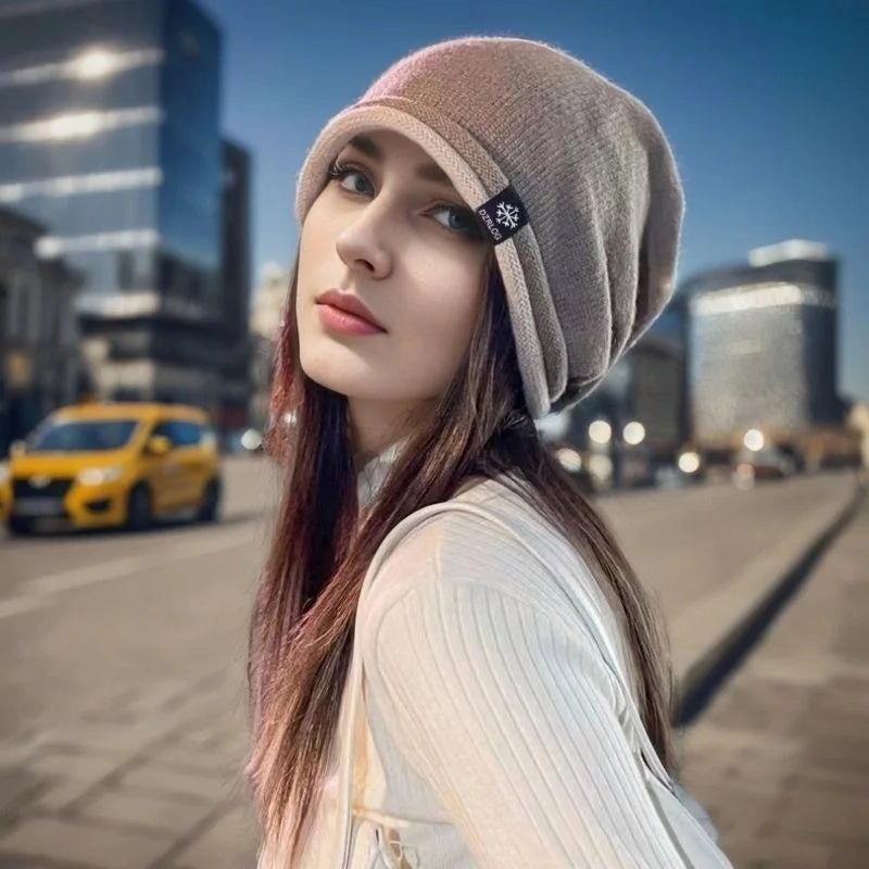 Bonnet Femme long en laine - Frosty