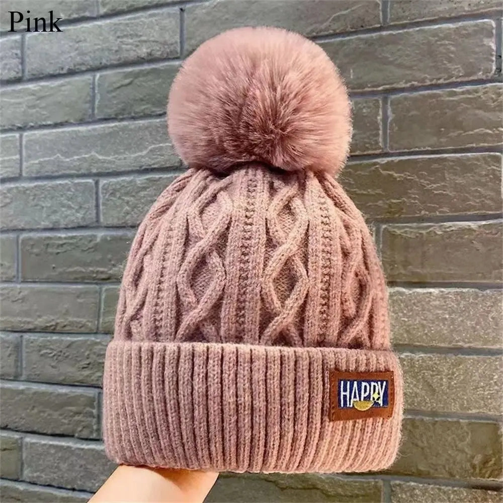 Bonnet Hiver avec Pompon Doux C  Douilly