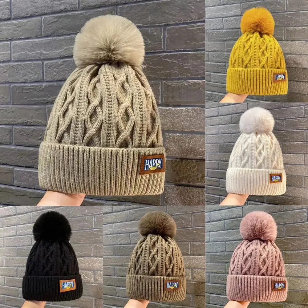 Bonnet Hiver avec Pompon Doux C  Douilly