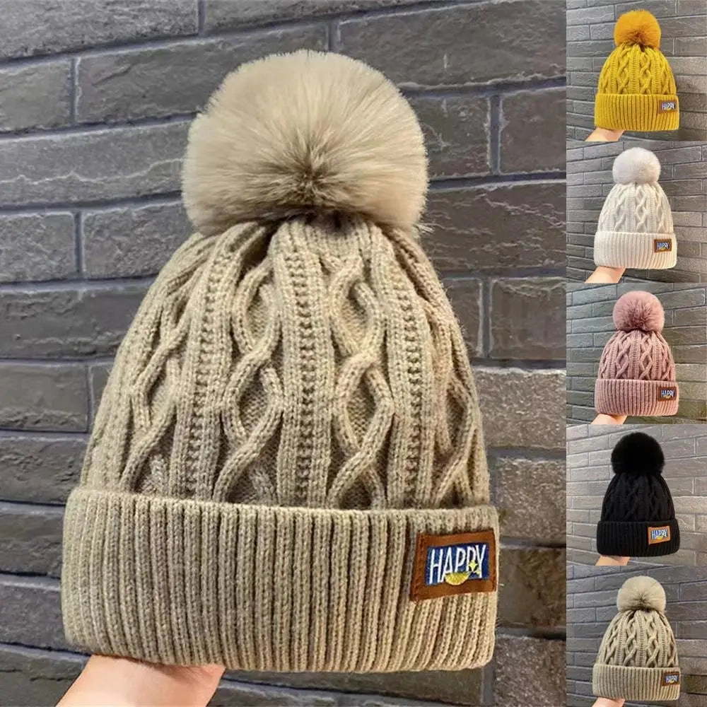 Bonnet Hiver avec Pompon Doux C  Douilly