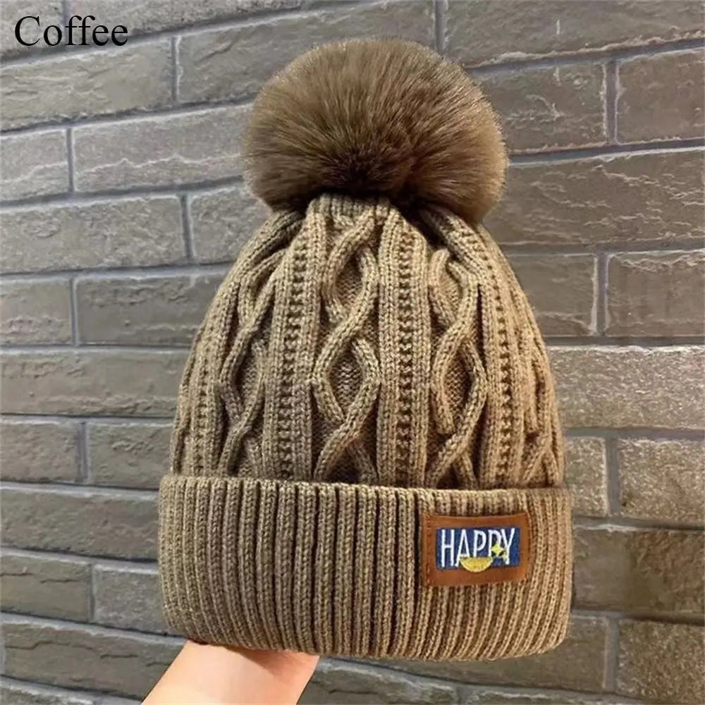 Bonnet Hiver avec Pompon Doux C  Douilly