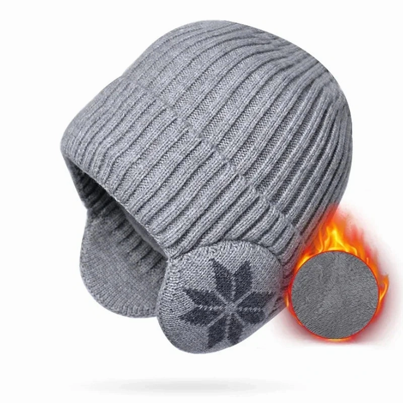 Bonnet Hiver avec Protge-Oreilles Ultra-Chaud & Doux - NordicWarm