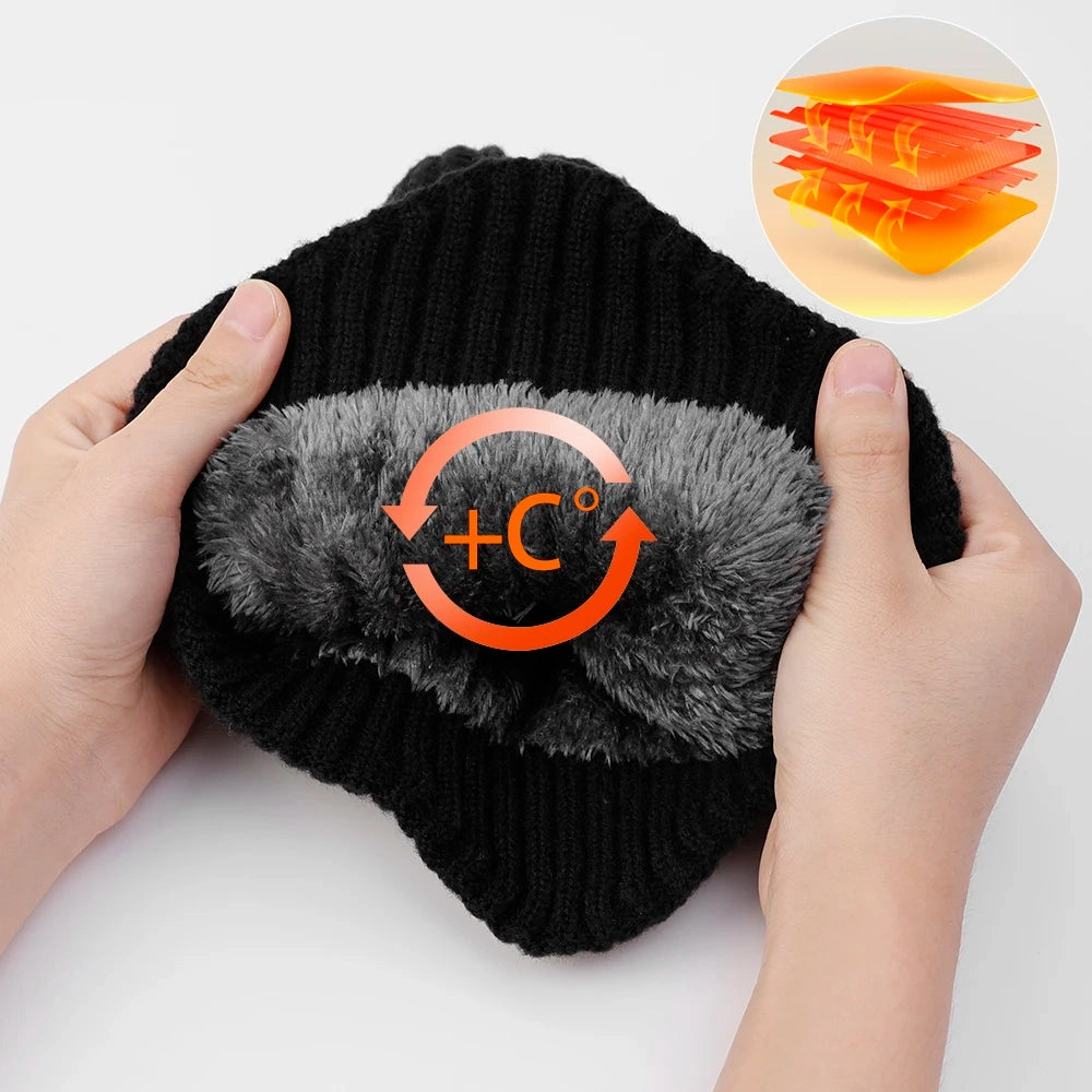 Bonnet Hiver Doubl en Polaire - FrostShield