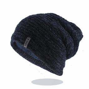 Bonnet Long en Velours Doubl - Warmet winter-knitted-hat