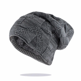 Bonnet Polaire  Motifs Gomtriques - GeoWarm winter-knitted-hat