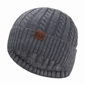 Bonnet Torsad Doubl en Polaire - F&S Classic winter-knitted-hat