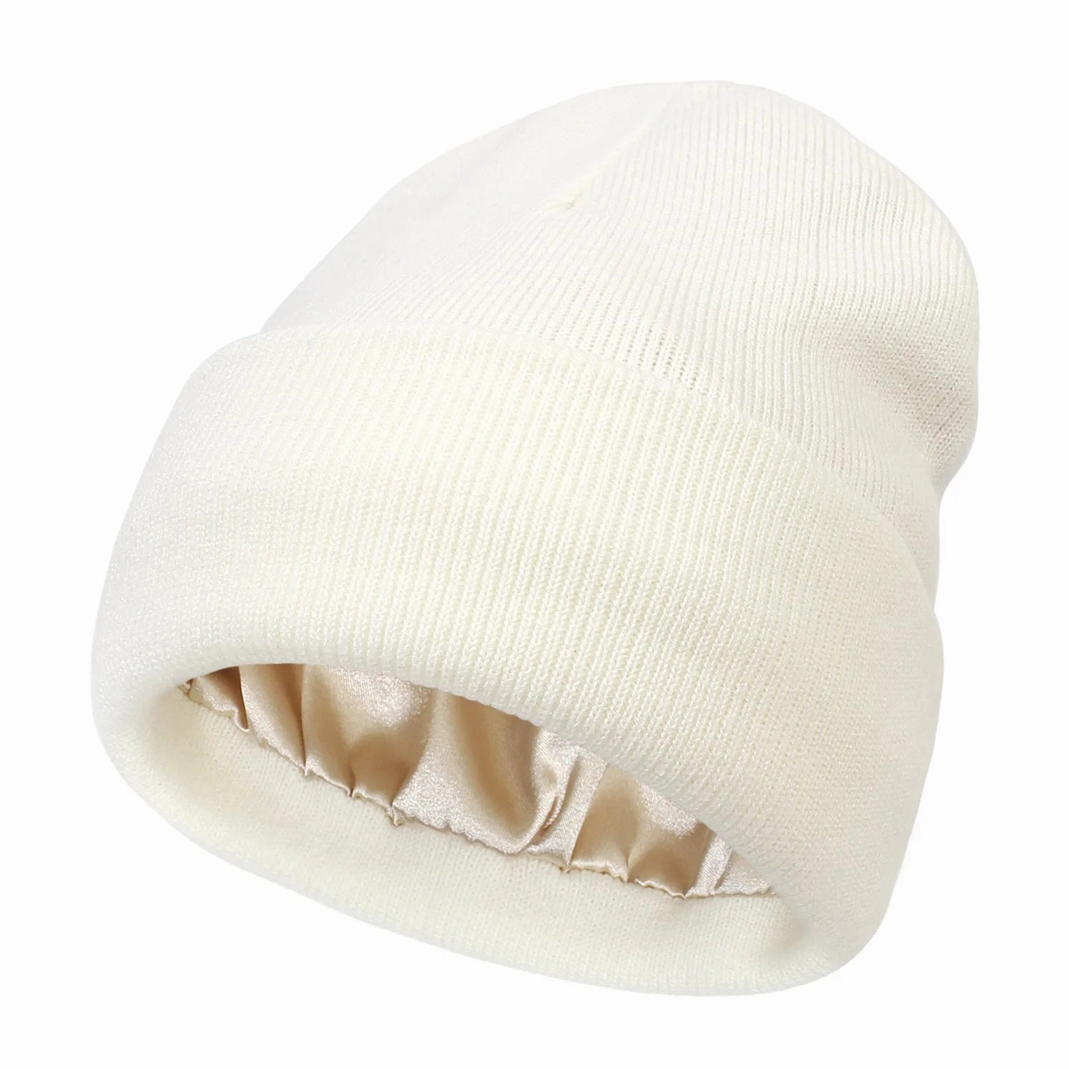 Bonnet Tricot Doublure Satin - Satinaza