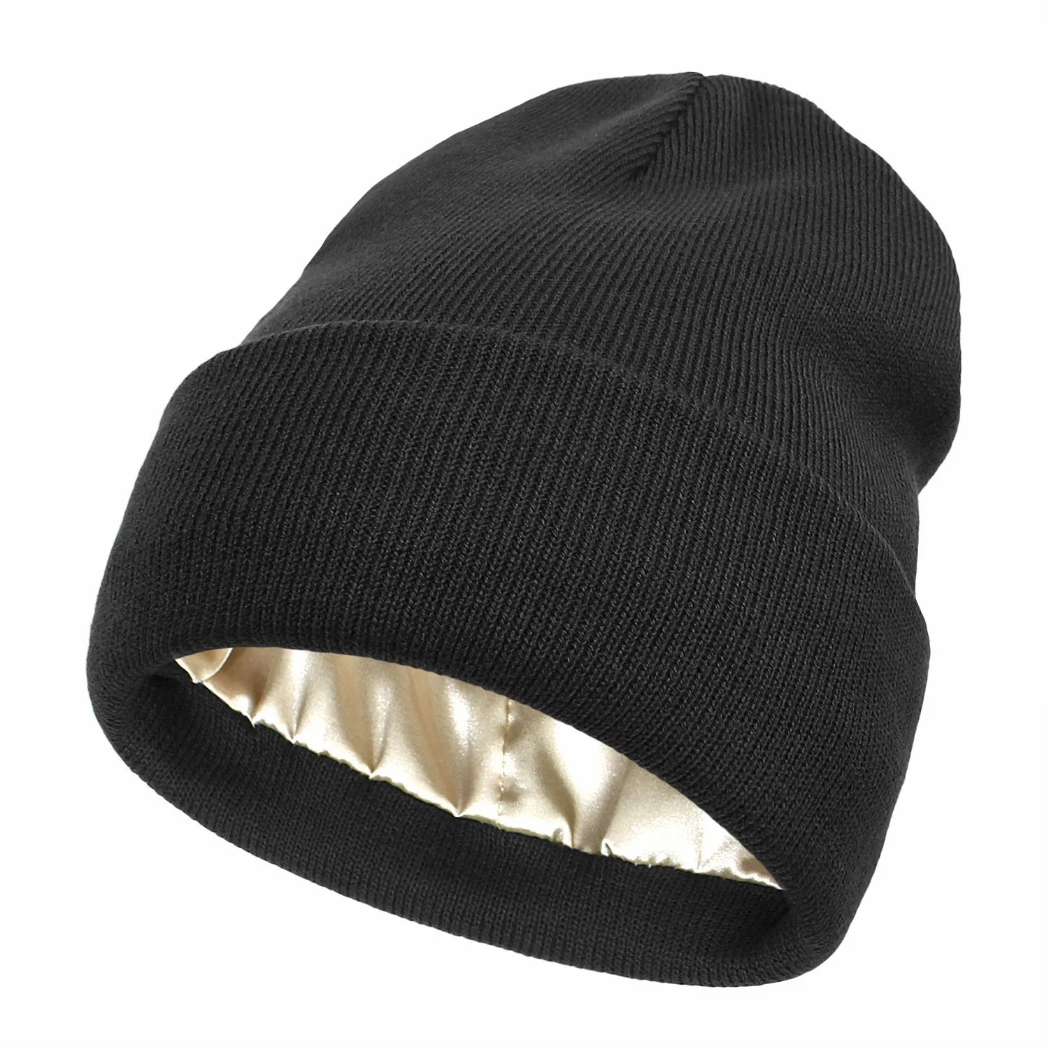 Bonnet Tricot Doublure Satin - Satinaza